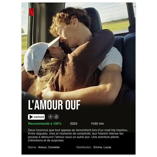 Affiche Netflix Personnalisée